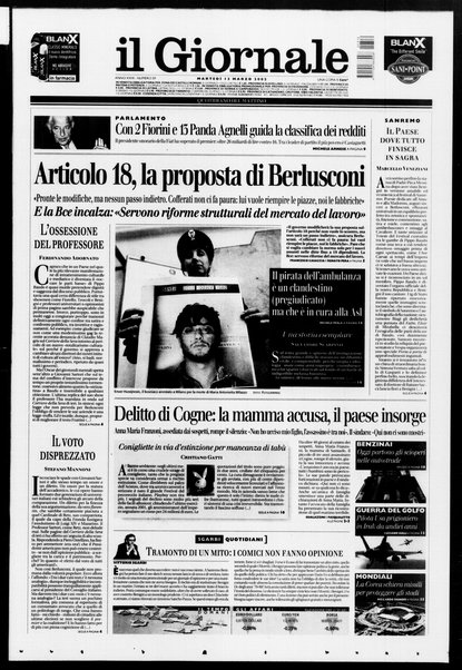 Il giornale : quotidiano del mattino